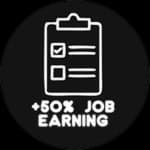 +50% Job Earning